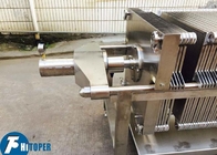 Stainless Steel Filter Press with Plate Thickness of 13mm and 4.8L Chamber Volume